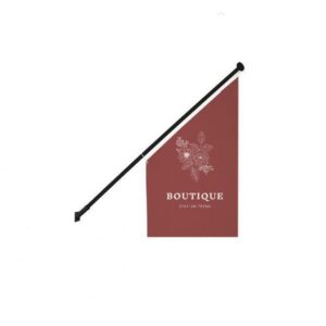 Kioskvlag met Boutique print