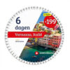 Rond spandoekframe print Vernazza, Italië