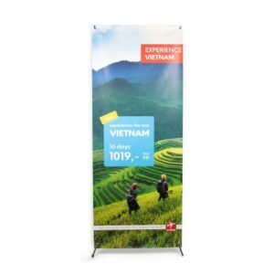 X-banner met Vietnam print