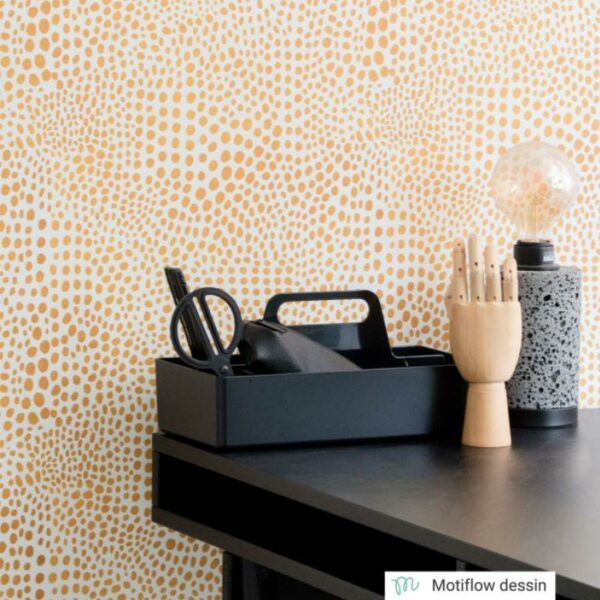 Behang sample in interieur